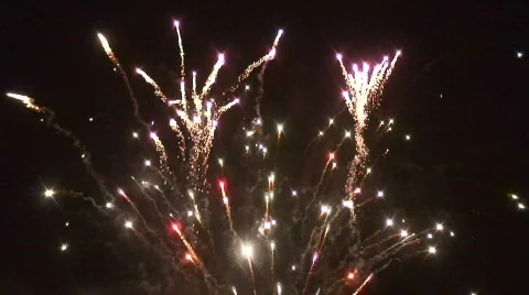 November 5th fireworks Stock Footage 88962