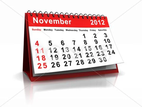 November Stock Illustration