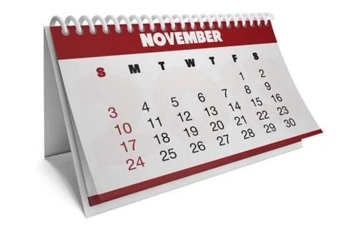 November Stock Illustration
