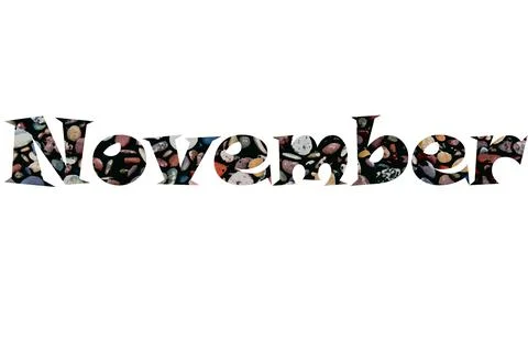 November Stock Illustration