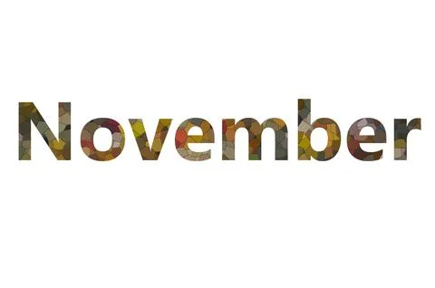 November Stock Illustration