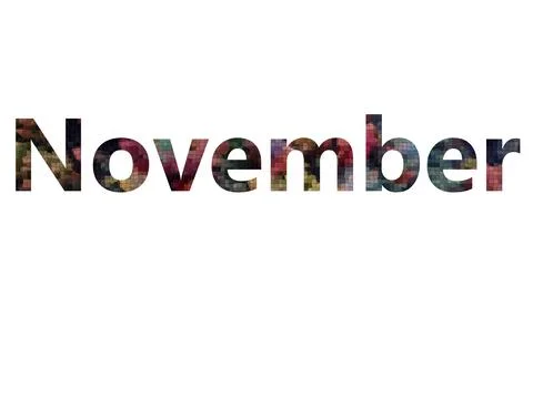November Stock Illustration