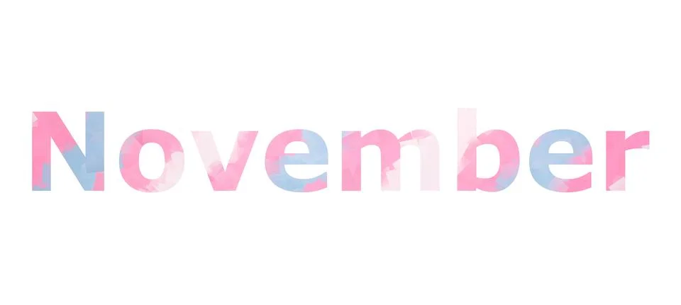 November Stock Illustration