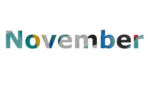 November Stock Illustration