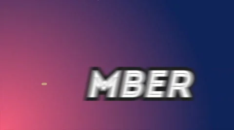 November Text Animation Stock Footage 66112995