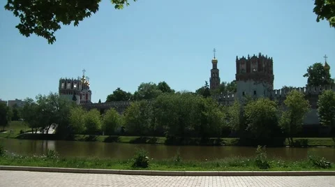 Novodevichy Convent Stock Footage 6182343