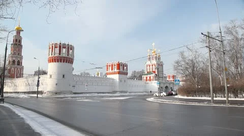 Novodevichy Convent Stock Footage 10793041