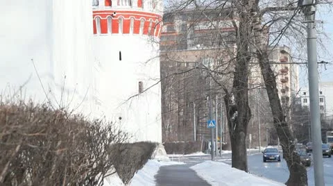 Novodevichy Convent Stock Footage 10793264