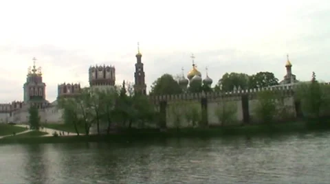 Novodevichy Monastery Stock Footage 5378763