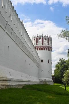 Novodevichy Monastery in Moscow. Stock Photos