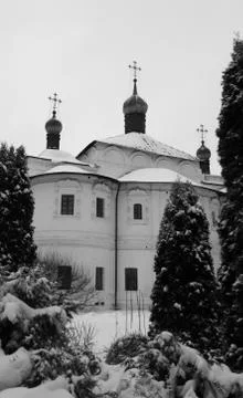 Novospassky monastery Stock Photos
