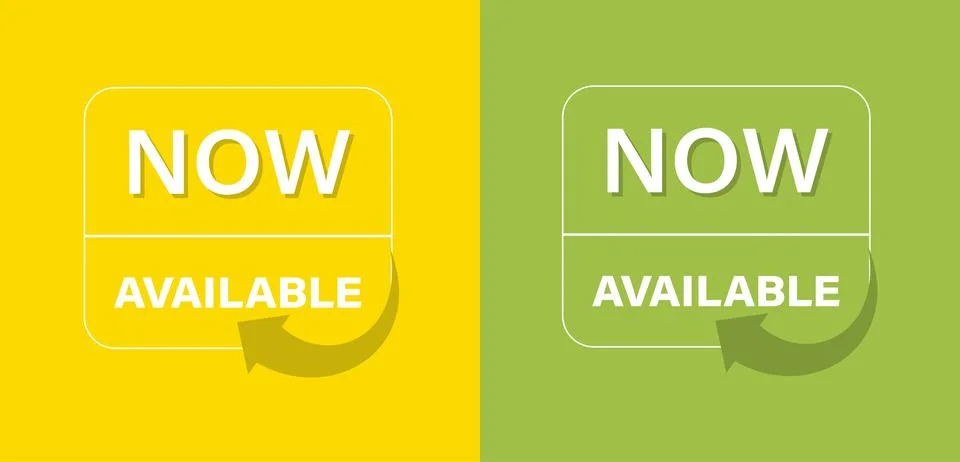 Now available different poster set 스톡 일러스트