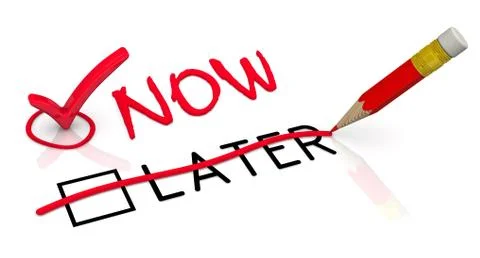 Now. The concept of changing the priority of tasks Ilustração Stock