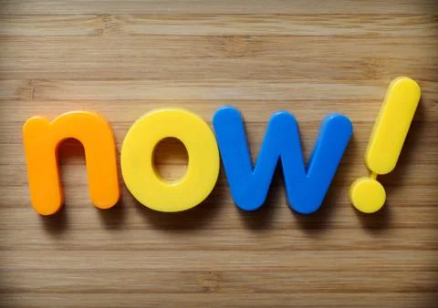 Now concept Stock Photos