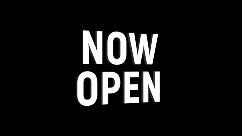 Now open 3d text animation with horizontally word rotating effect. seamless.. Video stock 313775394