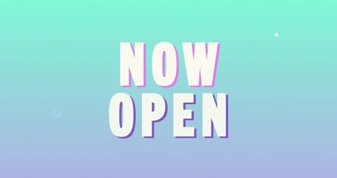Now open. Retro Text Animation. Stock Footage 138205950