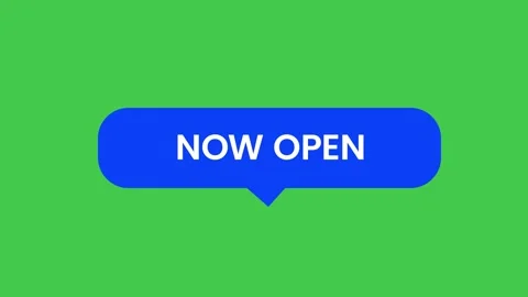 Now Open Speech bubbles for text on green screen. Stock Footage 244710988