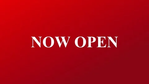 Now Open Text Animation Stock Footage 303295261