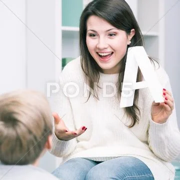 Now try to repeat after me Stock Photos