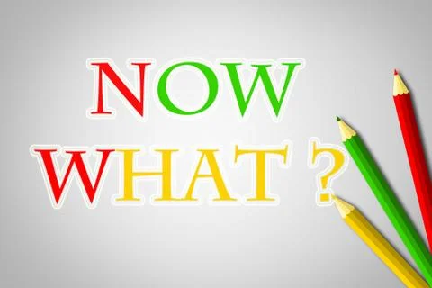 Now what concept Stock Illustration