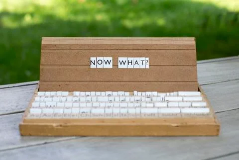 Now what? Stock Photos