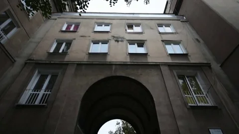 Nowa Huta entry 05 Stock Footage 80238408