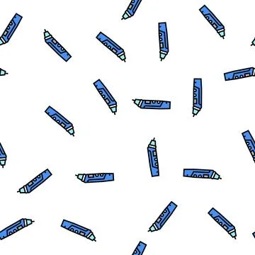 Nozzle suction baby vector seamless pattern Illustrazione stock