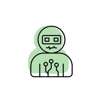 Npc, game with color shadow vector icon in esport set Stock Illustration