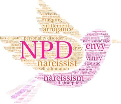 NPD Word Cloud Stock Illustration