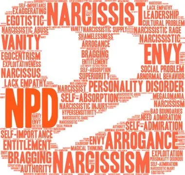 NPD Word Cloud Stock Illustration