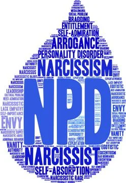 NPD Word Cloud 스톡 일러스트