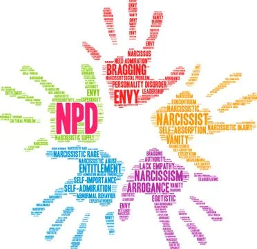 NPD Word Cloud Ilustração Stock