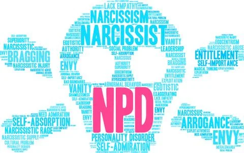 NPD Word Cloud Stock Illustration