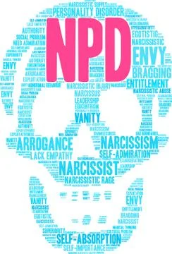 NPD Word Cloud 스톡 일러스트