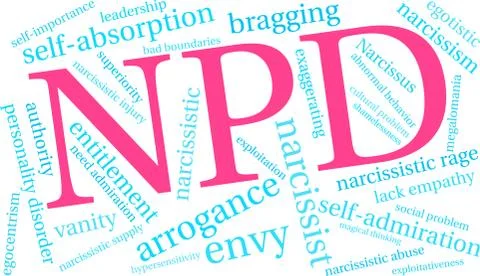 NPD Word Cloud Stock Illustration