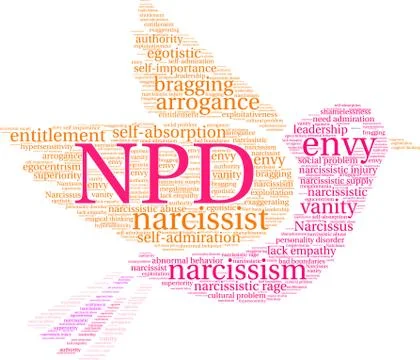 NPD Word Cloud Stock Illustration