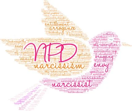 NPD Word Cloud Stock Illustration