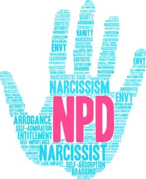 NPD Word Cloud Stock-Illustration