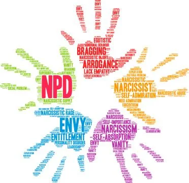 NPD Word Cloud 스톡 일러스트