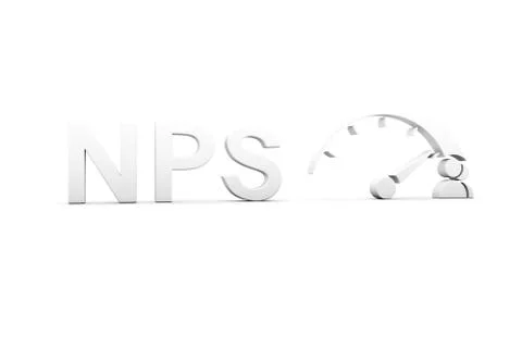 NPS concept white background 3d render illustration Stock Illustration