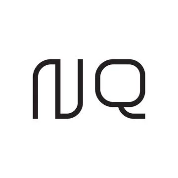 Nq initial letter vector logo icon Stock Illustration
