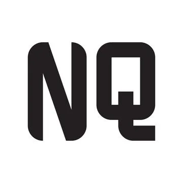 Nq initial letter vector logo icon Ilustração Stock