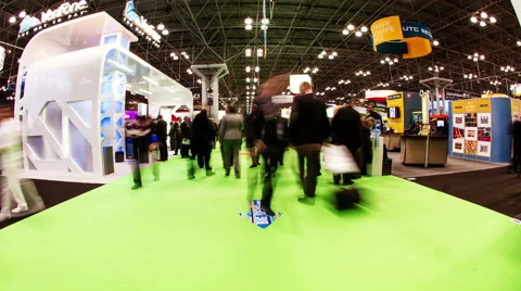 NRF Trade Show Timelapse 1 Vídeo Stock 46632672
