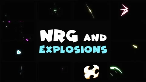 NRG and Explosions | After Effects  After Effects	Stock