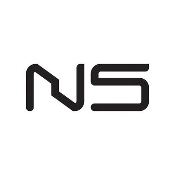 Ns initial letter vector logo icon Stock Illustration