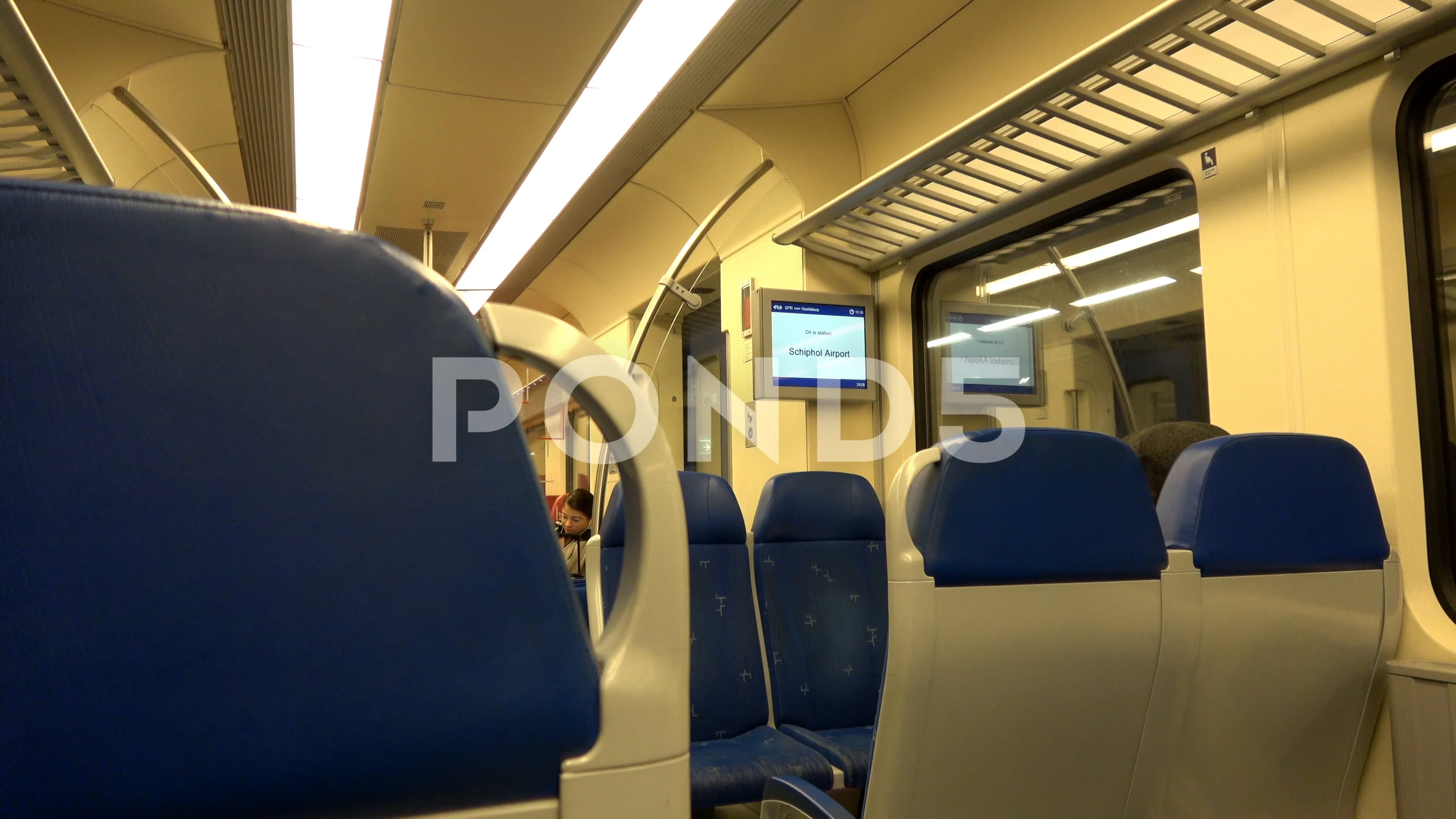 NS Sprinter Train Carriage Interior