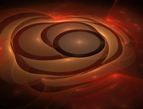 ?nteraction of subatomic particles Stock Illustration