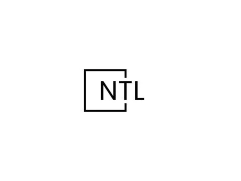 NTL letter initial logo design vector illustration Stock Illustration