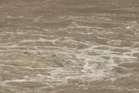 NTSC: Boiling pool - zoom out Stock Footage 93966