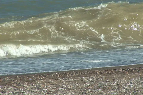 NTSC gentle waves Stock Footage 484155